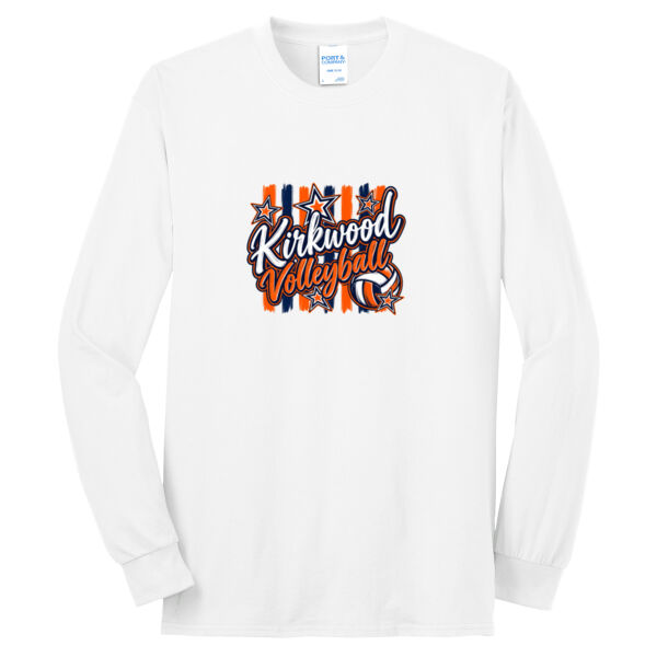 Kirkwood Volleyball Stripes  - Long Sleeve Core Blend Tee Thumbnail