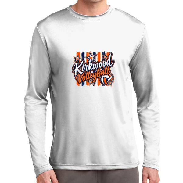 Kirkwood Volleyball Stripes  - Long Sleeve PosiCharge ® Competitor Tee Thumbnail