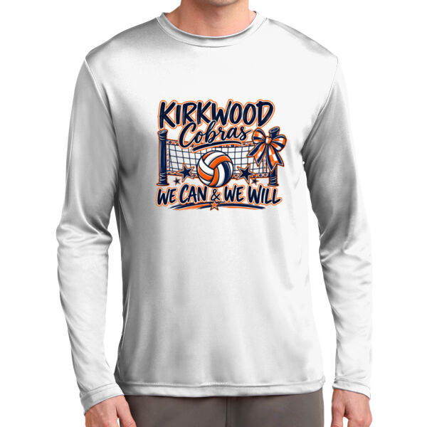 Kirkwood Volleyball Bow - Long Sleeve PosiCharge ® Competitor Tee Thumbnail