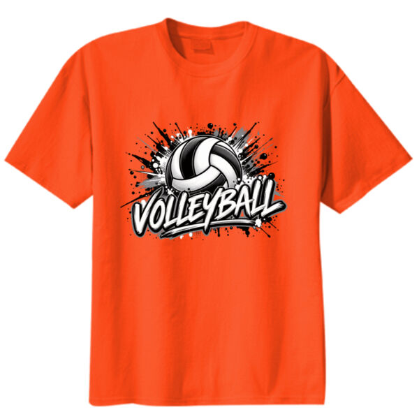 Kirkwood Volleyball Splatter  - Youth Core Blend Tee Thumbnail