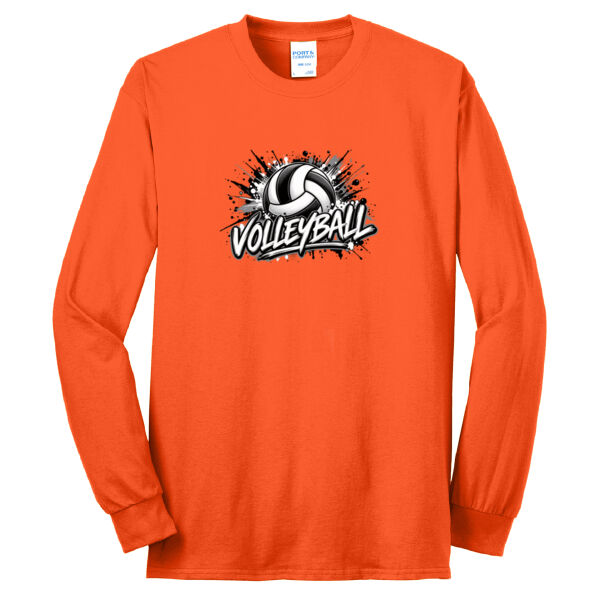 Kirkwood Volleyball Splatter  - Long Sleeve Core Blend Tee Thumbnail