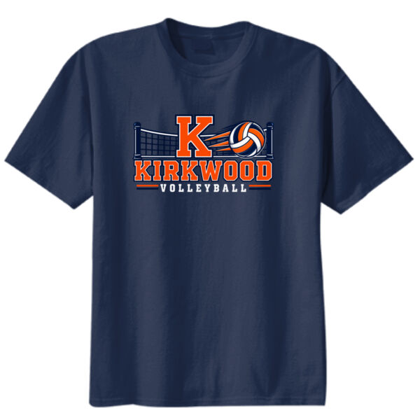 Kirkwood Volleyball Net  - Youth Core Blend Tee Thumbnail